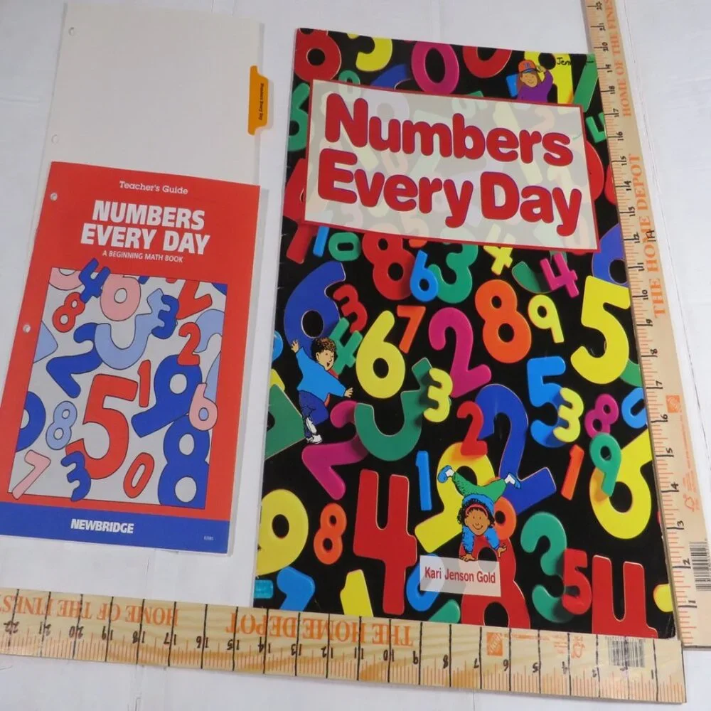 Numbers Every Day BIG BOOK (almost 2 feet tall) with teacher pages CLASSROOM